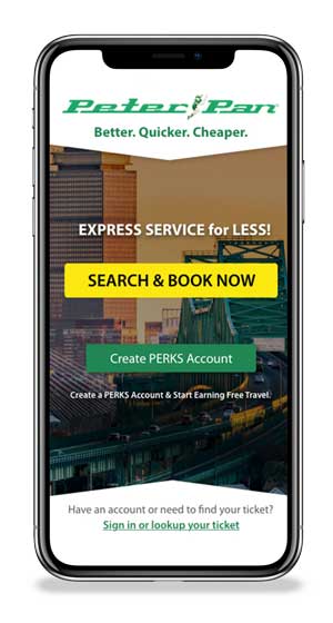 Peter Pan Bus Lines App