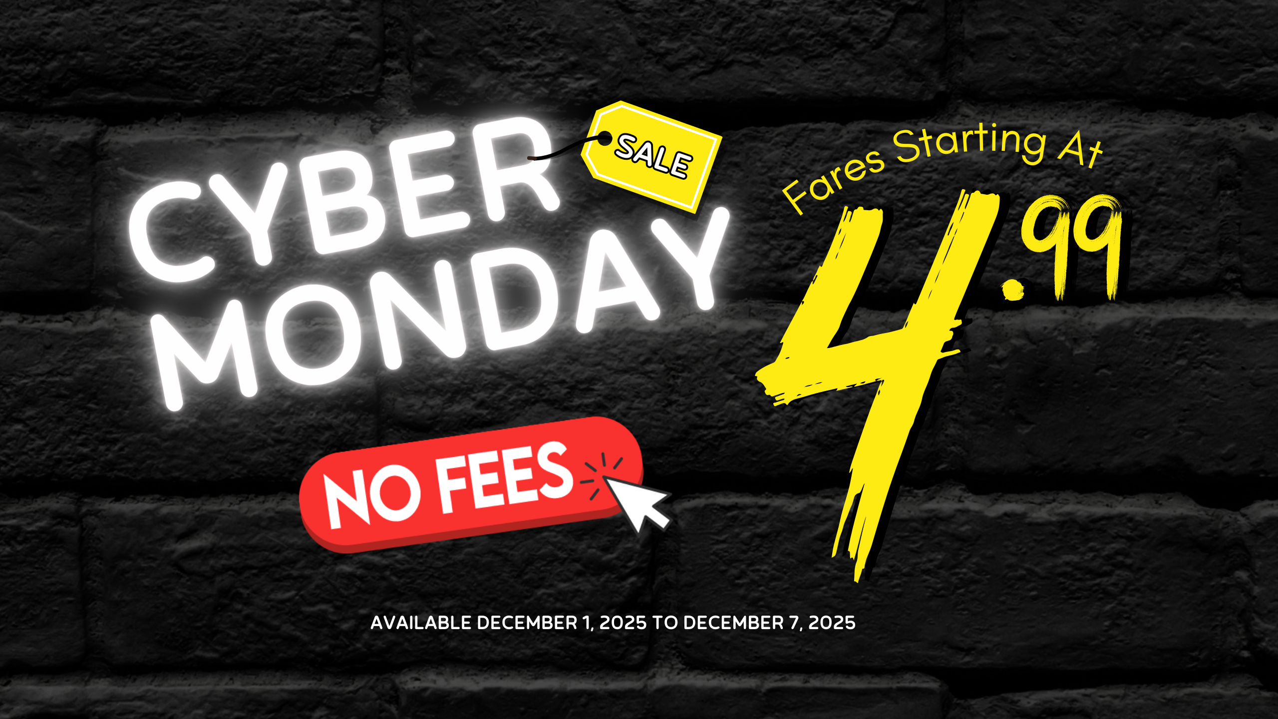 Score major savings on your next trip with Peter Pan’s Cyber Monday fares starting at just $4.99!