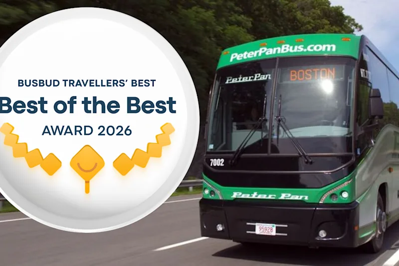 Peter Pan Named Best US Bus Company