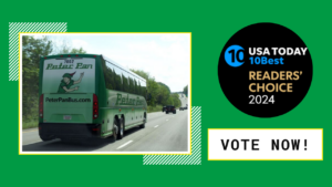 Vote for Peter Pan Bus Lines in USA Today's 10Best Readers' Choice Awards 2024 for Best Bus Service